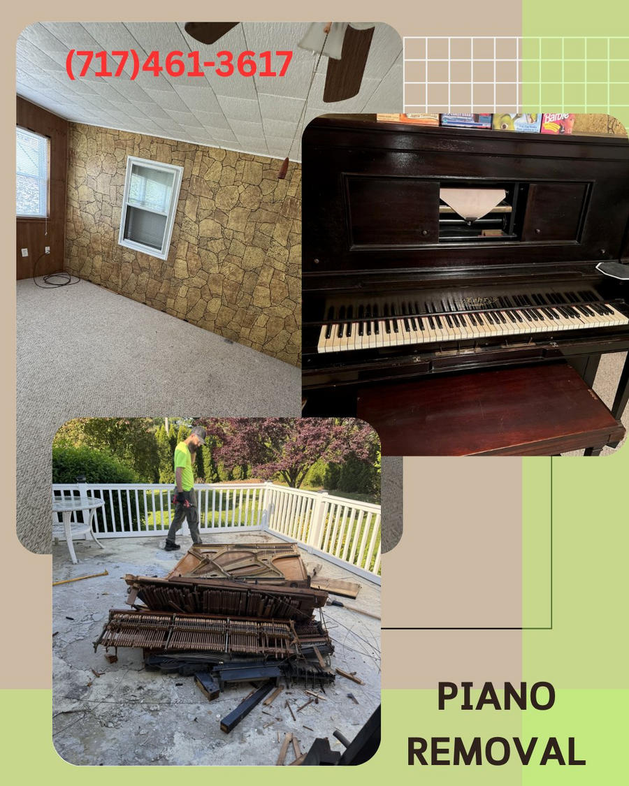 Piano removal job